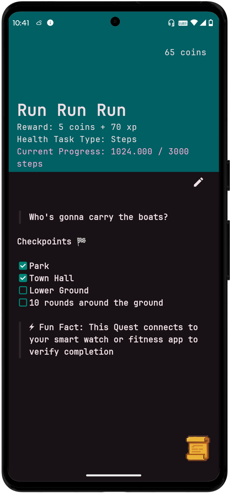 QuestPhone Screenshot 1